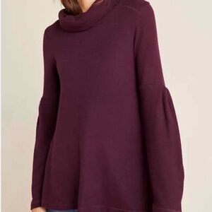 Anthropologie Saturday Sunday Turtleneck Rachel Sweater Purple Women’s Medium